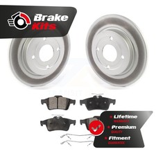 Rear Coat Disc Brake Rotor Semi-Metallic Pad Kit For 2018-2022 Ford EcoSport AWD