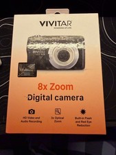  OPEN BOX Vivitar VES 529 8X Optical Zoom HD Video - Digital Camera