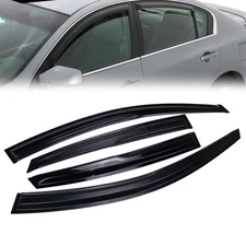 For 2007-12 Nissan Altima Sedan 4DR M Style Acrylic Window Visors Rain Sun Guard