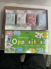 Opposites Kids Puzzle Words 25 Matching Pairs for Age 3 Complete An Excellent