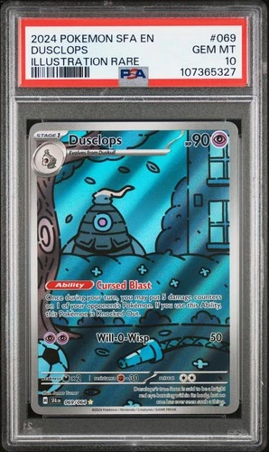2024 Pokemon SFA EN Dusclops IR #69 GEM MINT PSA 10