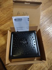 Delta Universal Showering 7-5/8" Square 1.75 GPM Shower Black Finish 52684-BL