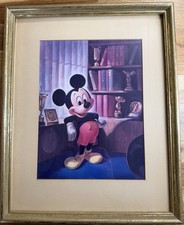 Walt Disney Mickey Mouse 25th Anniversary 1967 Print Signed Burbank California