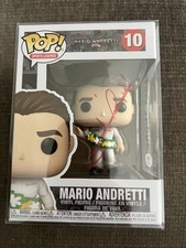 Mario Andretti Signed Funko POP #10 PSA COA Autographed Racing