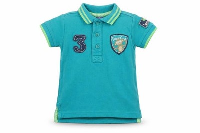 Dopo Dopo Baby Basic Polo Size 6-9 Months Green Collared Short Sleeve