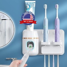 Dispensador Autom tico De Pasta De Dientes Con Soporte Para Cepillos De Dientes