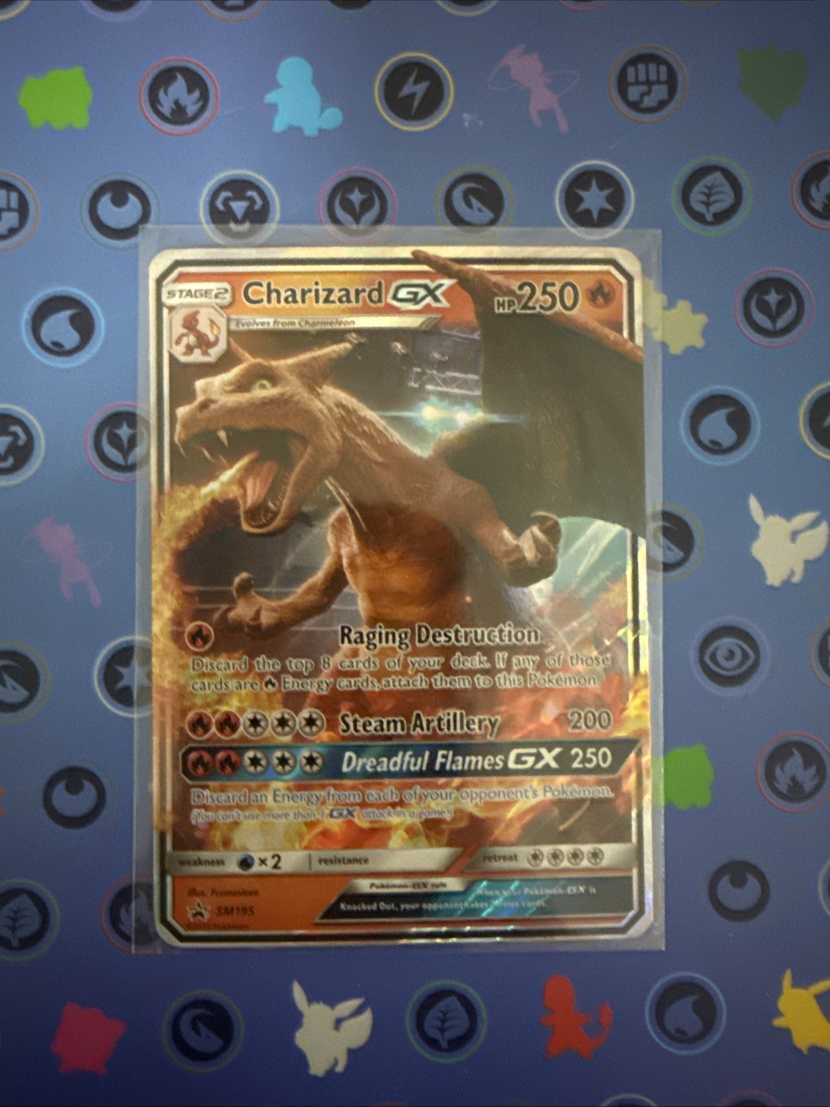 Charizard GX SM195 Pokemon Sun & Moon Black Star Promo Card TCG