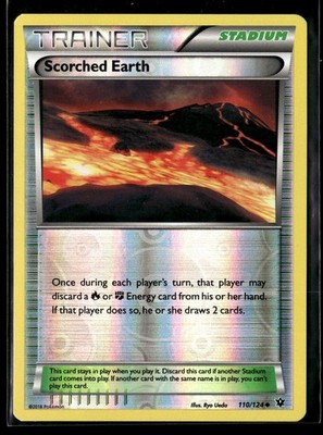 Scorched Earth Reverse Holofoil XY - Fates Collide 110/124 LP