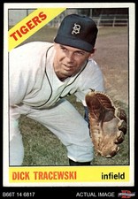 1966 Topps #378 Dick Tracewski Tigers 4 - VG/EX