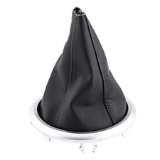 Gear Shift Boot Cover Car Black Manual Transmission Shift Lever Frame Boot JRRJ