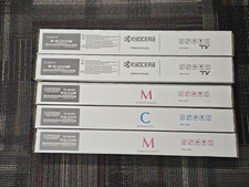 Genuine Kyocera/Copystar TK-8527/tk-8529 toners 2 black/2 magenta and 1 cyan