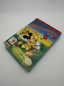 Mickey&rsquo;s Safari In Letterland NES CIB Nintendo 