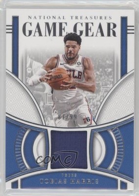 2023-24 Panini National Treasures Game Gear 87/99 Tobias Harris #GG-HAR gp1