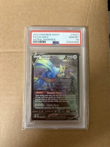 2022 POKEMON SWSH FA/ZACIAN V ASTRAL RADIANCE #TG21 - PSA 10 GEM MINT
