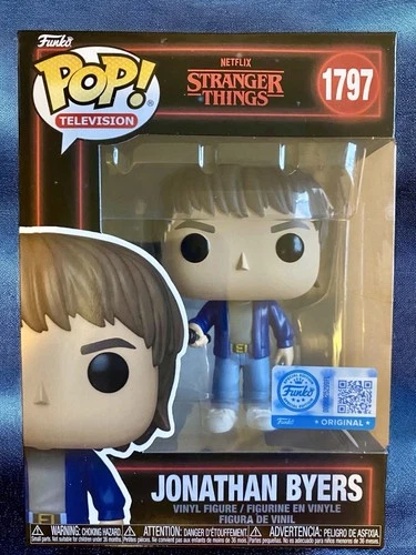 Stranger Things JONATHAN BYERS  Funko  Exclusive Pop! w/protector