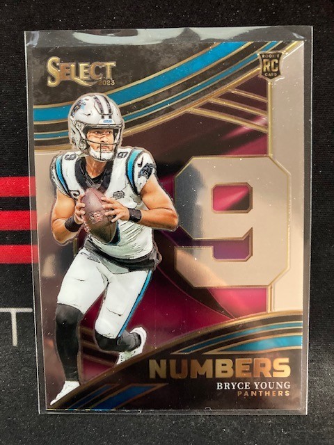 2023 Panini Select - Select Numbers Bryce Young #NMB-BYO (RC) Panthers  Rookie