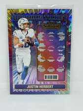 Justin Herbert 2024 Panini Contenders “Winning Ticket”    /25 Cracked Ice