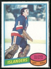 1980-81 O-Pee-Chee Glenn Resch #235 New York Islanders