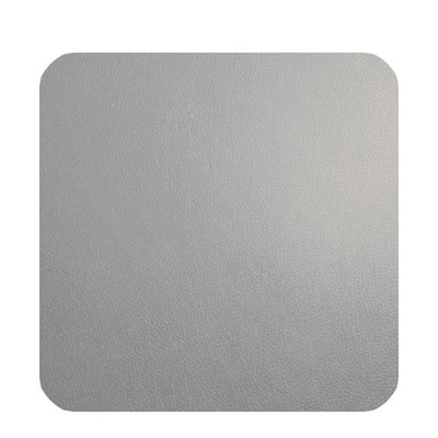 ASA Selection leather optic 4er Set Untersetzer, cement grau matt