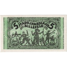[#288974] Germany, Bielefeld, 5 Millionen Mark, 1923-08-11, UNC, Linen, Grabowsk