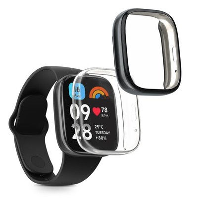 2x Silikon Hülle für Xiaomi Redmi Watch 3 Active Schutzhülle