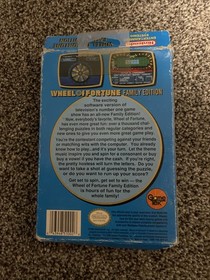 Wheel of Fortune Family Edition - Nintendo (NES) - Game and Box - USED