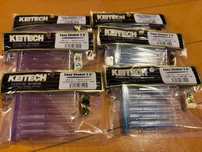 Keitech Easy Shaker 2.5 Color Fish Arrow 6-Pack Set