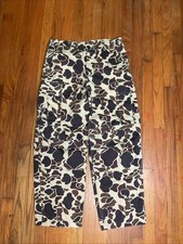 Vintage Duck Camo Cargo Pants Winchester Size 33 X 31 Thick Hunting Pants Brown