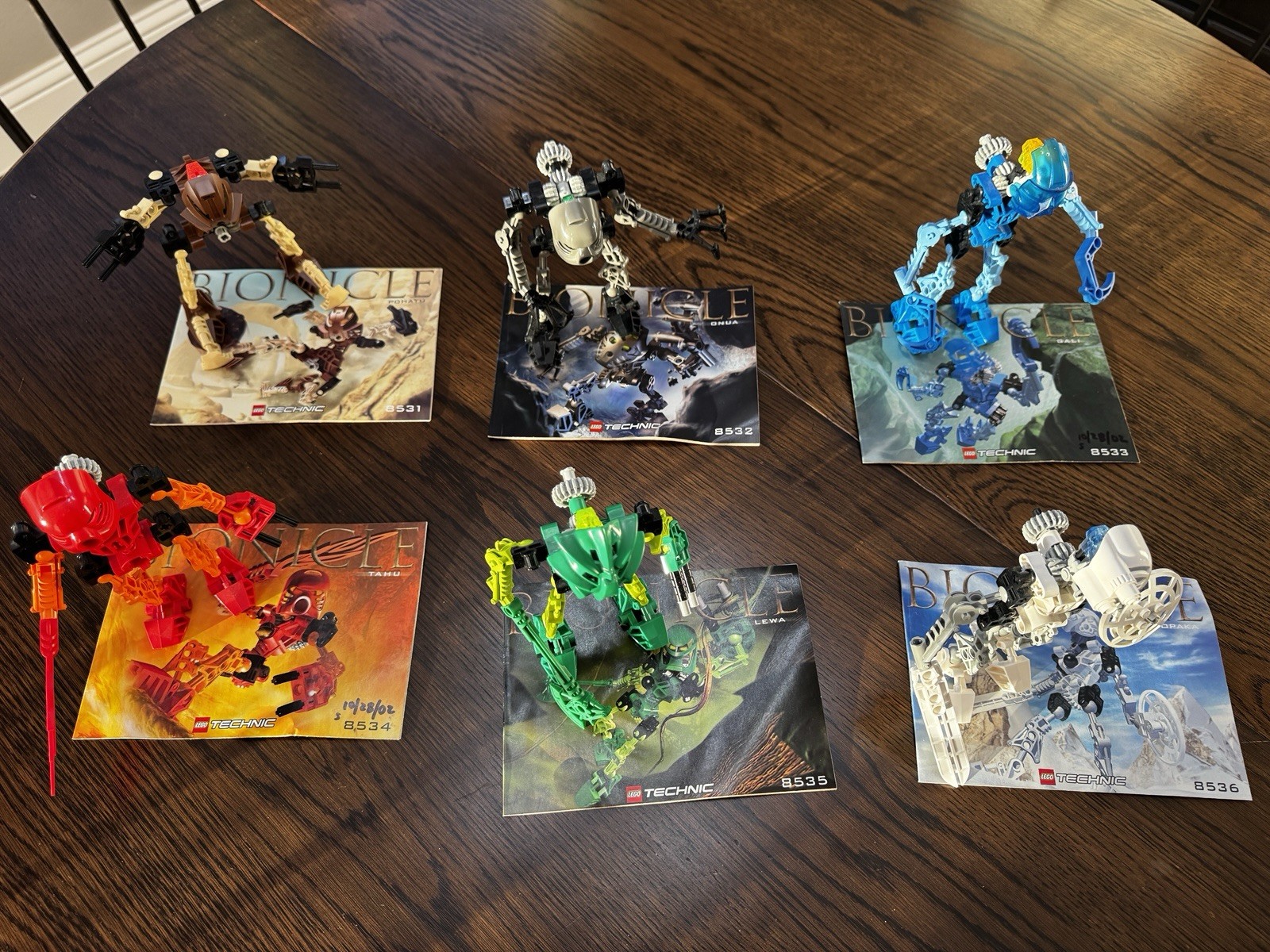 LEGO BIONICLE Technic 8531, 8532, 8533, 8535 - Price Per Each