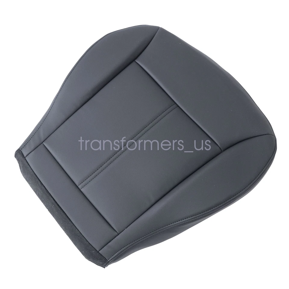 For 2007-2014 Ford Edge Driver Side Bottom Replacement Leather Seat Cover Black - Image 4 of 4