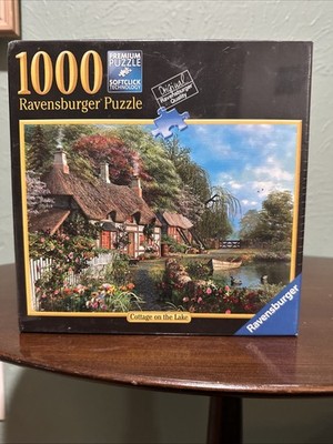 Ravensburger Premium Puzzle Cottage On The Lake 1000 Pieces 27'' x 20''