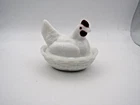 Vintage Westmoreland Milk Glass Hen on Nest Covered Dish