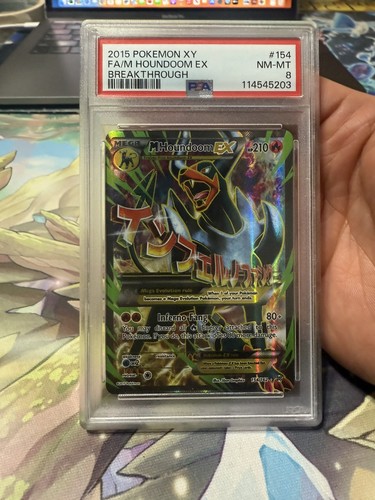 M Houndoom-EX graded PSA 8 for sale on eBay