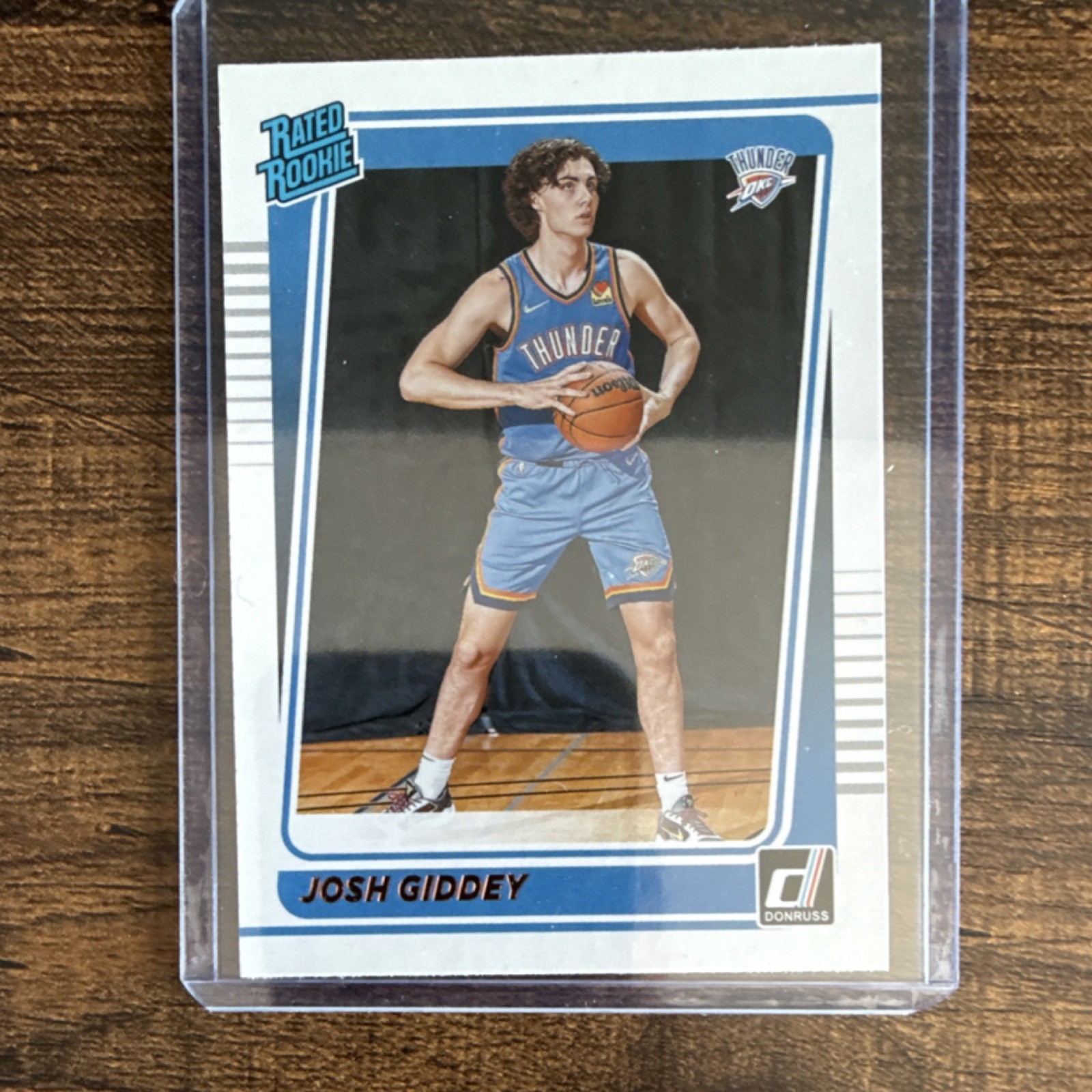 2021-22 Panini Donruss Rated Rookie Josh Giddey #202 Choice Basketball Card
