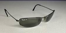 Ray Ban P RB 3216 004/9A 59 17 Polarized Gray Gunmetal Made In Italy