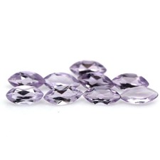 4.42 CT. Gemstone Unheated 9Pcs Pink Amethyst Brazil Marquise