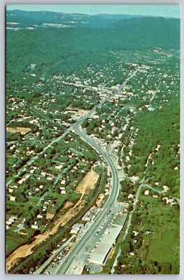 LaFollette TN~Aerial View Of City In Campbell County~Cumberland Mtns~c1960 PC