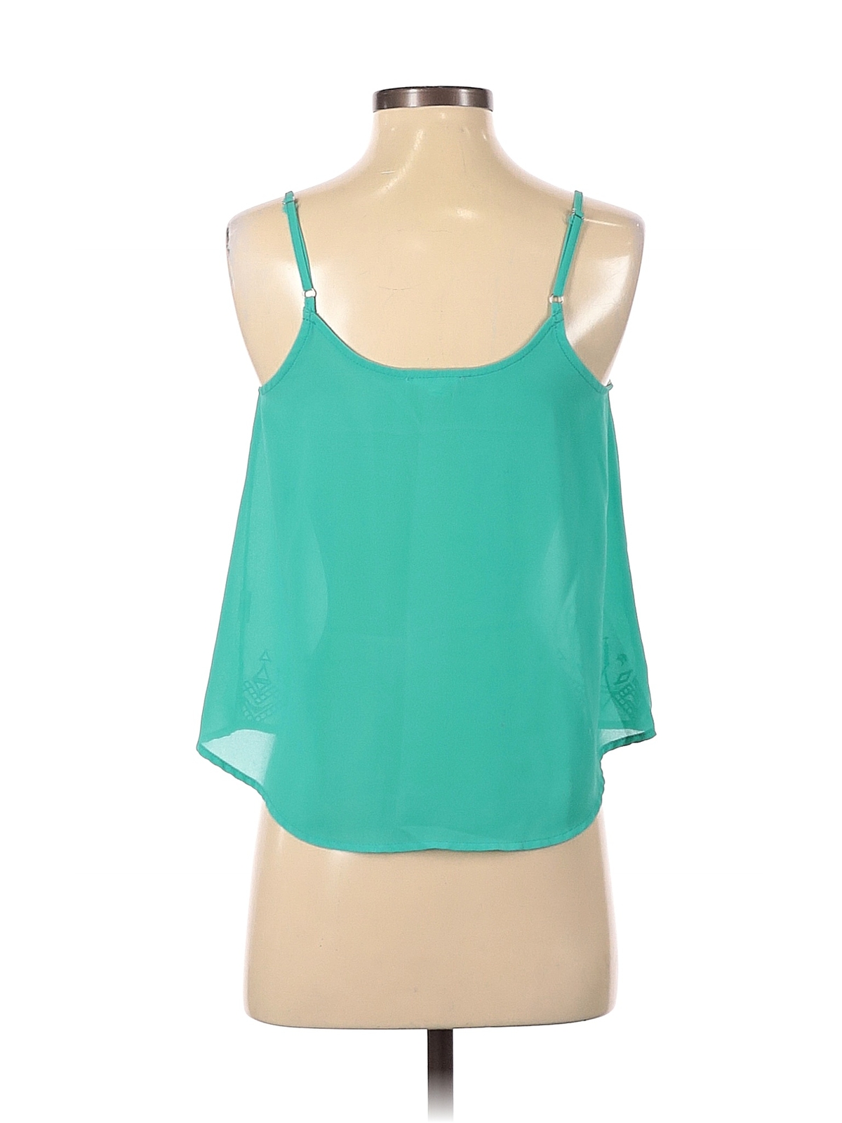 Mine Women Green Sleeveless Blouse S eBay