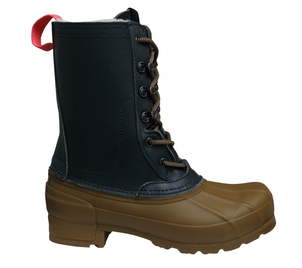 Hunter Original Insulated Pac Womens Brown/Navy Boots UK