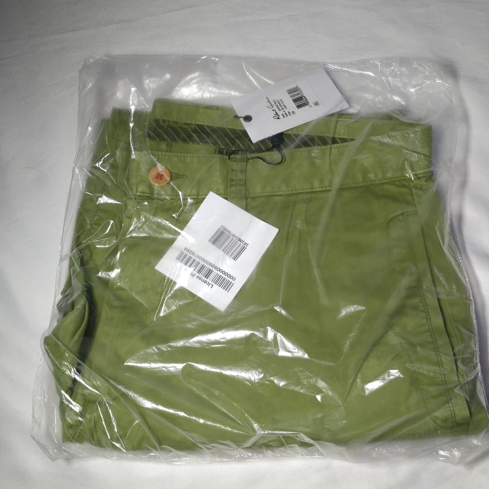 Pantalones Cortos Para Hombre Robert Graham Journeyman Color Oliva Claro Talla 34 Nuevos