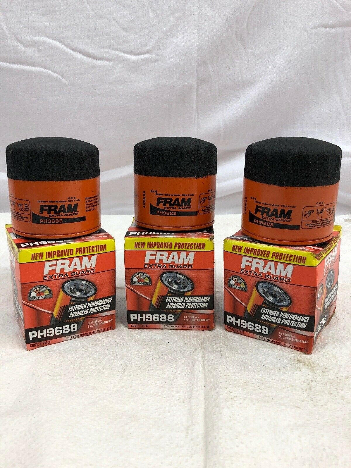 LOT OF 3 Oil Filter Part Number PH9688 by Fram Group eBay