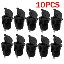 10Pcs 12V Car Boat Motorcycle Cigarette Lighter Socket Power Plug Outlet
