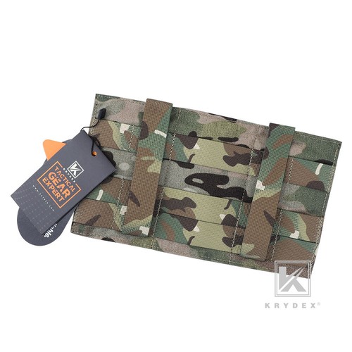 KRYDEX Triple 5.56 Mag Pouch Open Top Magazine Carrier High Speed MOLLE MC Camo - Picture 4 of 9