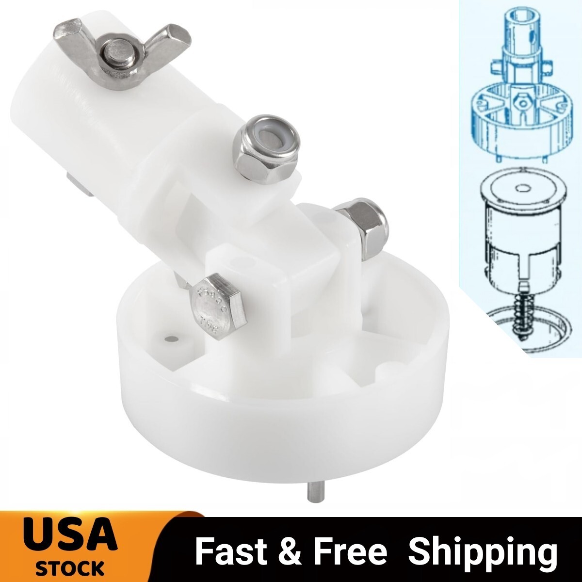 A and A Style II Cleaning Head Installation/Removal Tool 522079 , 3 Prong