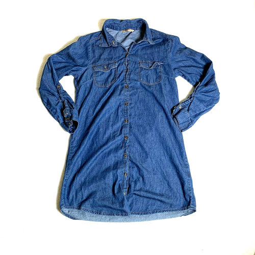 Highway Jeans Dress Womens Medium Blue 