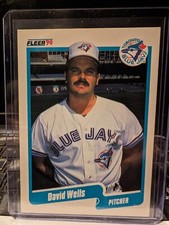 1990 Fleer⚾David Wells⚾ #96⚾