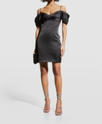 rasario silk satin mini dress Satin mini dress RASARIO Online Boutique 46 (FR)