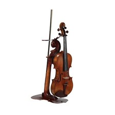 Solid Wood Violin Stand  Bow Holder with Intricate Through-Cut Design,Handcr...