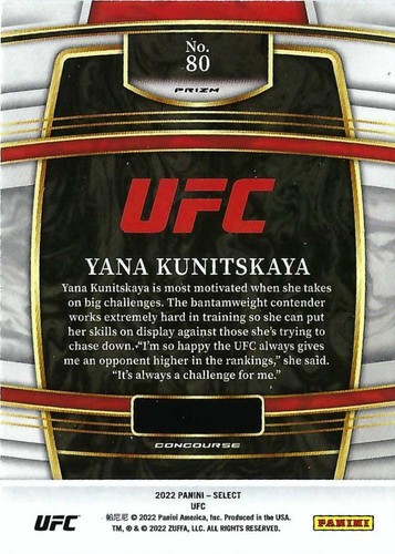 2022 Panini Select UFC Silver Prizm Parallels (You Pick) Rookies (RC) & Veterans - 第 57/103 張圖片