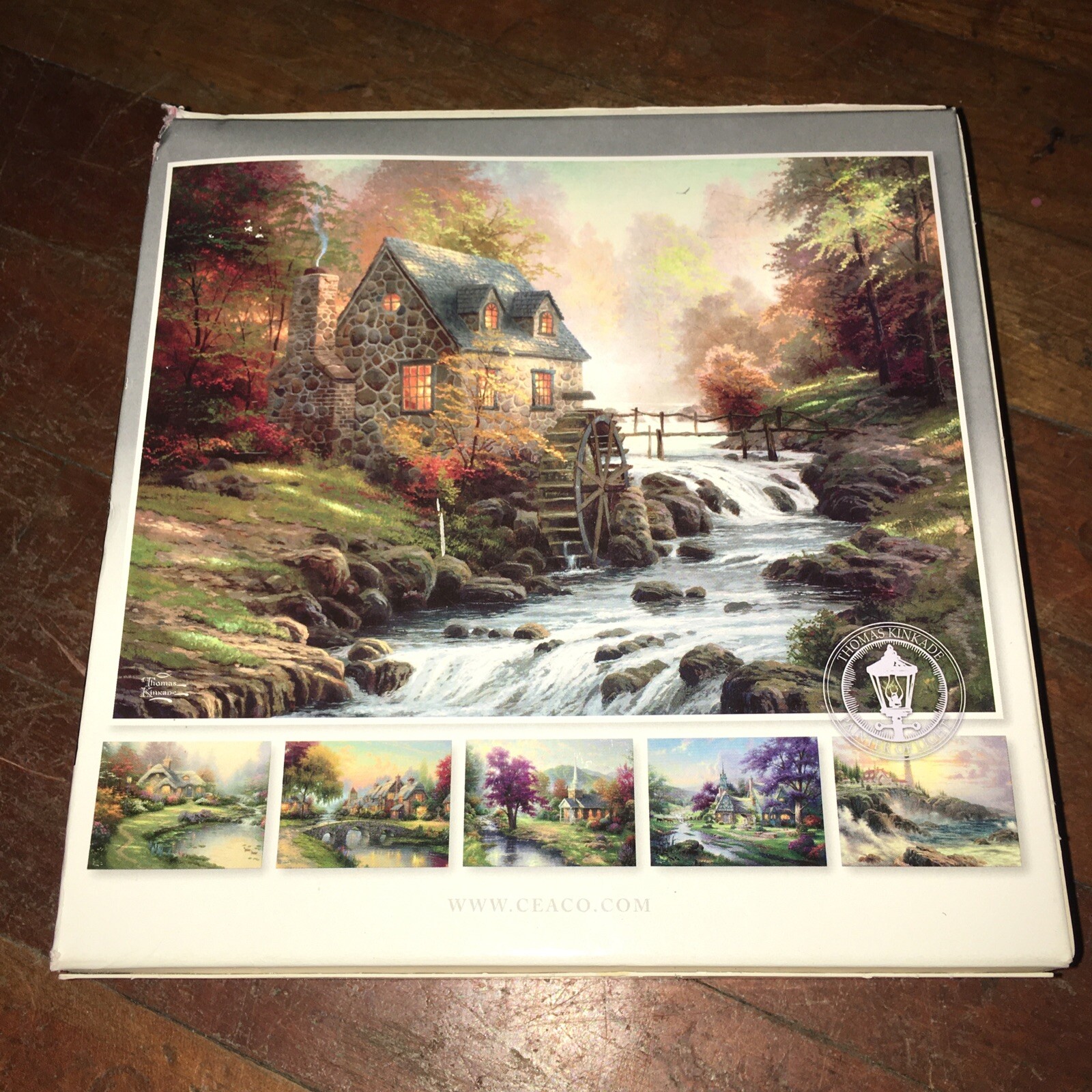 2018 Ceaco Thomas Kinkade Jigsaw Puzzle Cobblestone Mill 1000 PC ...